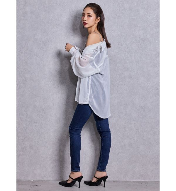 GYDA「オーバーラメシアーシャツ」|シャツ・ブラウス|