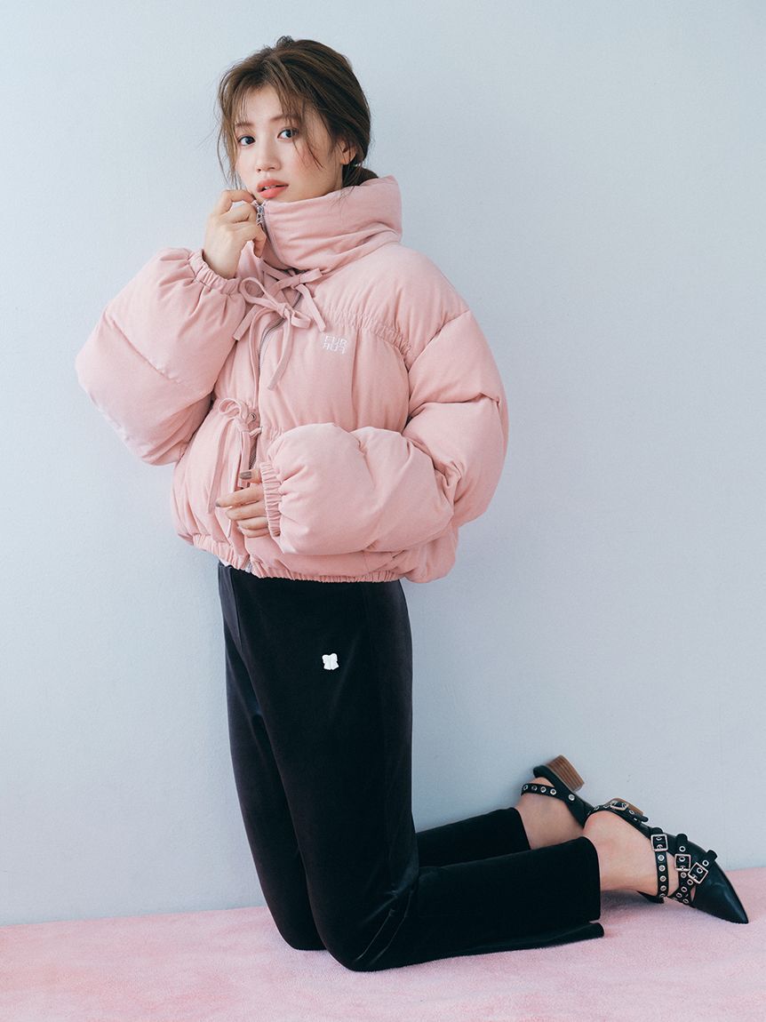 FURFUR「コーデュロイリボンショートパディングジャケット」|ダウン|