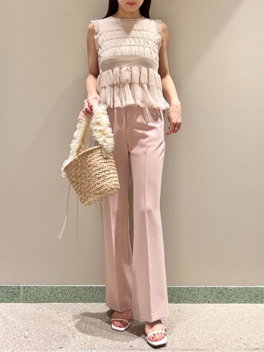 SNIDEL「美脚ストレッチパンツ」|チノ|CPNK