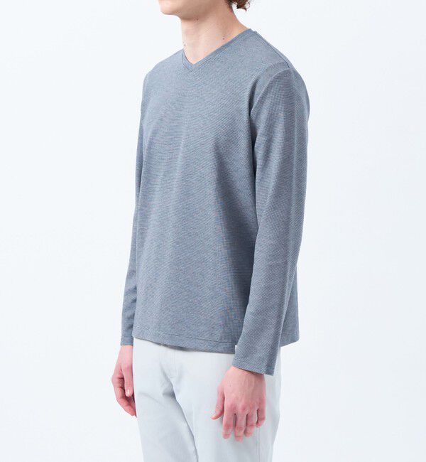 MACKINTOSH PHILOSOPHY「ストレッチミラノリブ VネックロンＴ」|Tシャツ・カットソー|