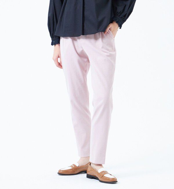 MACKINTOSH PHILOSOPHY「【2025年春夏モデル】DRY OXFORD テーパードパンツ」|スラックス|ピンク