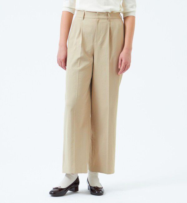 MACKINTOSH PHILOSOPHY「【2025年春夏モデル】DRY OXFORD ワイドパンツ」|その他|ベージュ