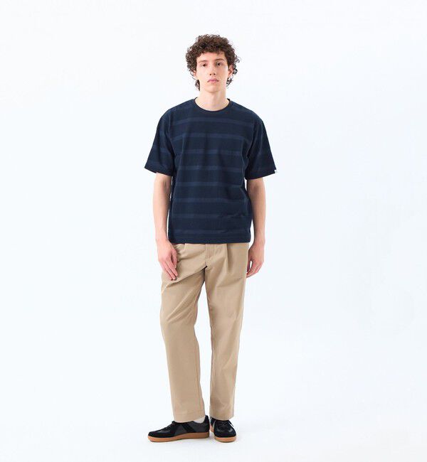 MACKINTOSH PHILOSOPHY「ポップコーンシャドーボーダー クルーネックTシャツ」|Tシャツ・カットソー|