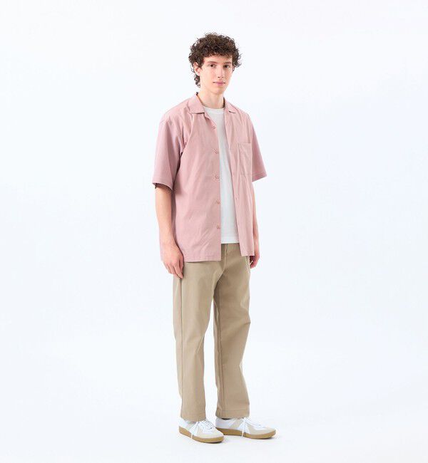 MACKINTOSH PHILOSOPHY「ニットコンビシャツ ケーブルニット&times;ブロード」|シャツ・ブラウス|