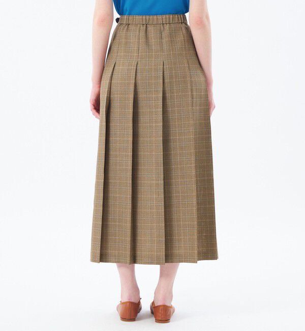 MACKINTOSH PHILOSOPHY「バスケットチェックサイドベルトスカート」|スカート|