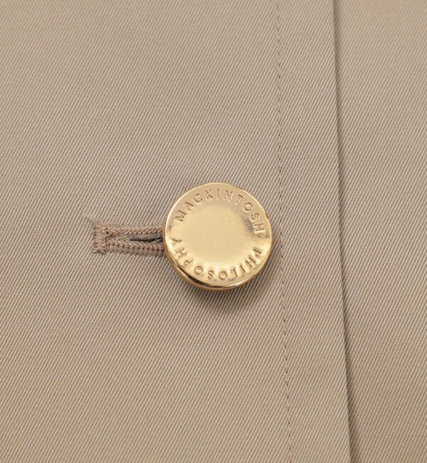 MACKINTOSH PHILOSOPHY「【WELBURY SHORT(ウェルベリーショート)】シャンブレーギャバジン」|ステンカラーコート|