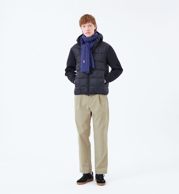 MACKINTOSH PHILOSOPHY「スクエアキルト＆ニット コンビパーカー with TAION」|ブルゾン・スタジャン|