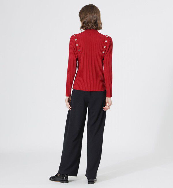  「ショルダーカットアウトプルオーバー」|ニット・セーター|