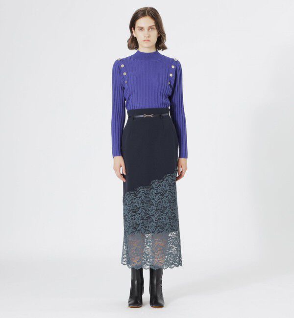  「ショルダーカットアウトプルオーバー」|ニット・セーター|