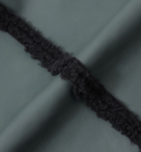  「フェイクシアリングジャケット」|ブルゾン・スタジャン|