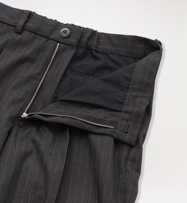  「ストライプワイドスラックス」|スラックス|