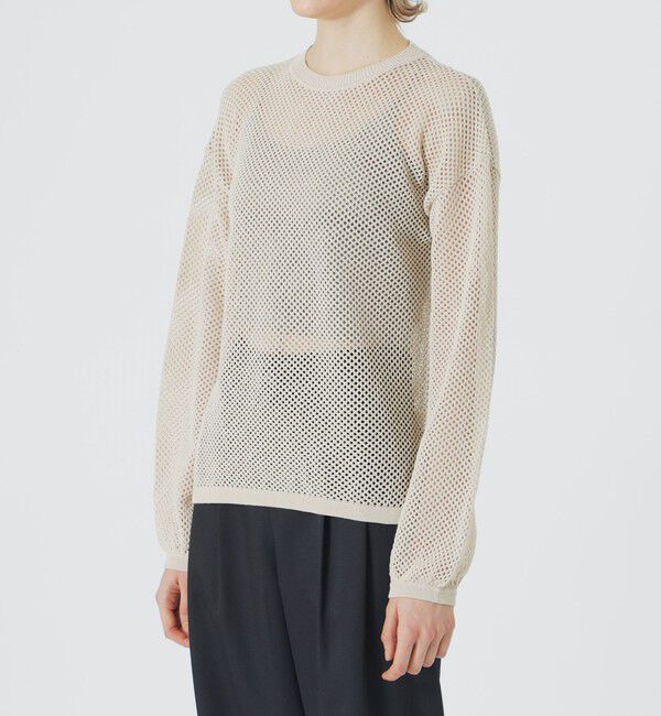  「メッシュニットプルオーバー」|ニット・セーター|