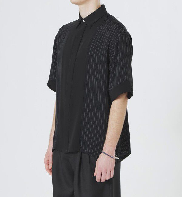  「ブロッキングショートスリーブシャツ」|シャツ・ブラウス|