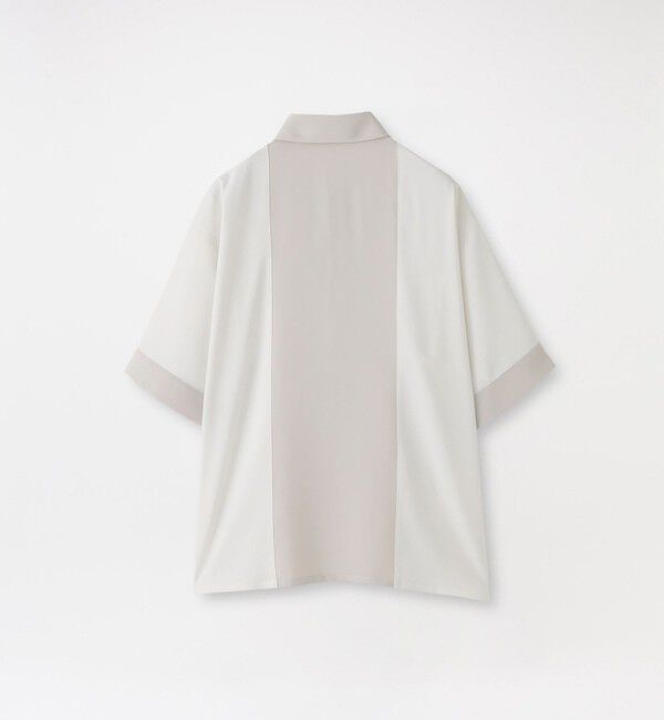  「ブロッキングショートスリーブシャツ」|シャツ・ブラウス|