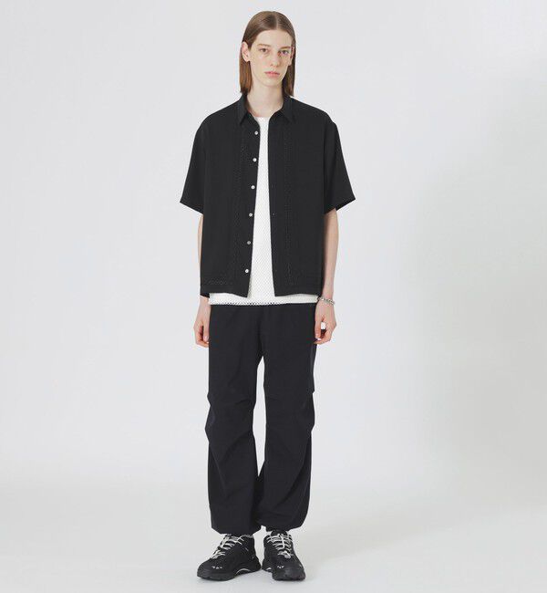  「メッシュレースコンビTシャツ」|Tシャツ・カットソー|