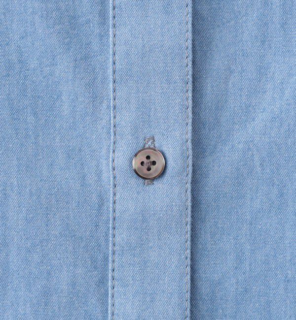  「デニムバックギャザーブラウス」|シャツ・ブラウス|