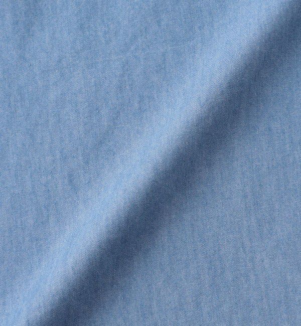  「デニムバックギャザーブラウス」|シャツ・ブラウス|