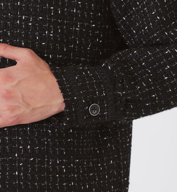  「モノトーンツイードブルゾン」|ブルゾン・スタジャン|