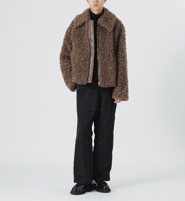  「【UNISEX】カルガンラムライクファーブルゾン」|ブルゾン・スタジャン|