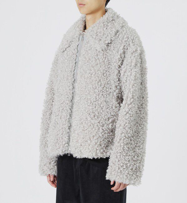  「【UNISEX】カルガンラムライクファーブルゾン」|ブルゾン・スタジャン|