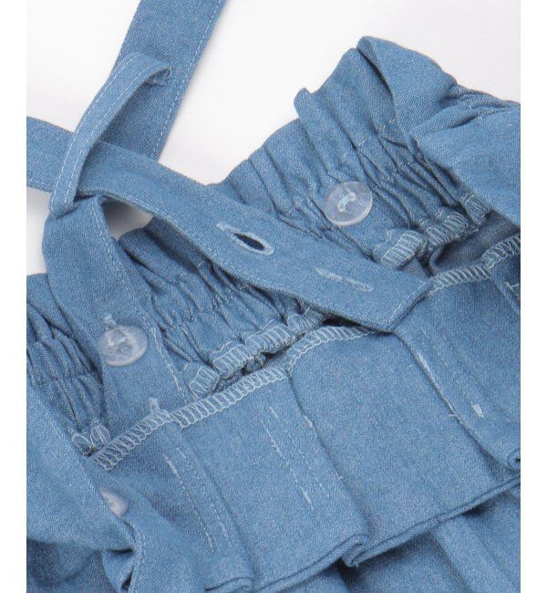 ikka kids「麻混サス付きタックワイドパンツ（120~160cm）」|その他|