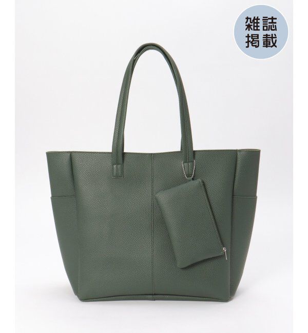 ikka「【雑誌MonoMax5月号掲載】シュリンクジップトートバッグ」|その他|グレー