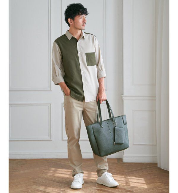 ikka「【雑誌MonoMax5月号掲載】シュリンクジップトートバッグ」|その他|