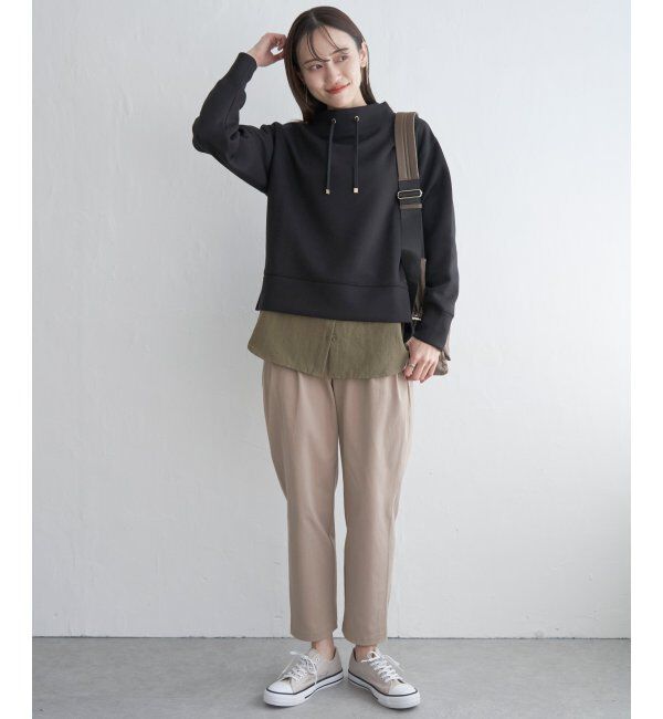 ikka「GOKU楽ダンボールスピンドル」|パーカー|