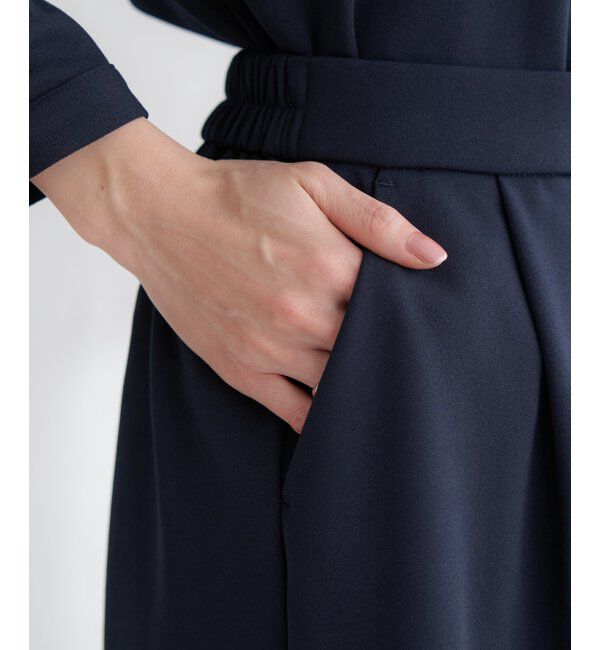 IKKA LOUNGE「GOKU楽 長袖フレアセット」|ワンピース|