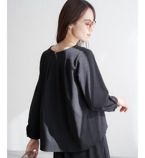 IKKA LOUNGE「GOKU楽 長袖フレアセット」|ワンピース|