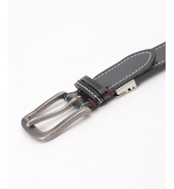 ikka「カラーステッチレザーベルト」|ダウンベスト・ベスト|