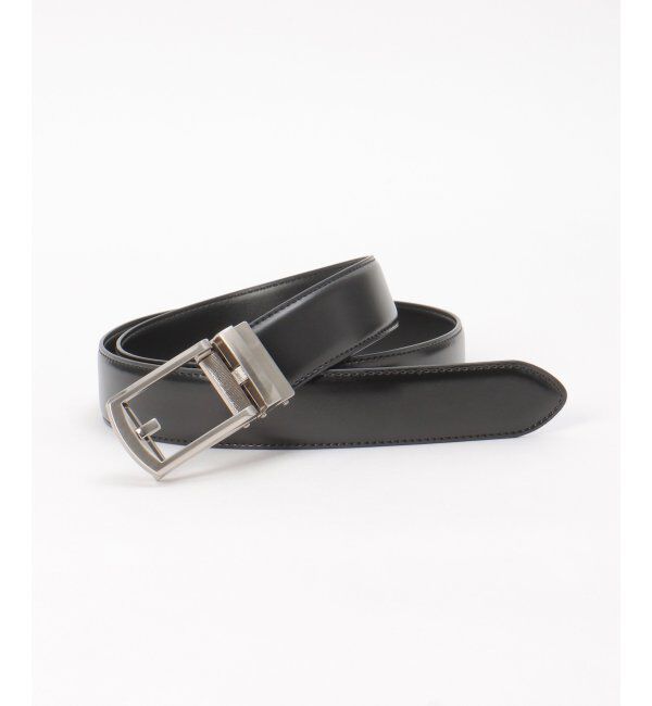 ikka「35mmキーリットレザーベルト」|ダウンベスト・ベスト|