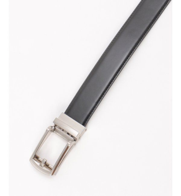 ikka「35mmキーリットレザーベルト」|ダウンベスト・ベスト|