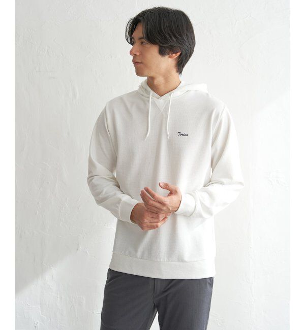 ikka「ブロックインレイＴパーカ」|Tシャツ・カットソー|