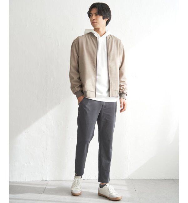 ikka「ブロックインレイＴパーカ」|Tシャツ・カットソー|