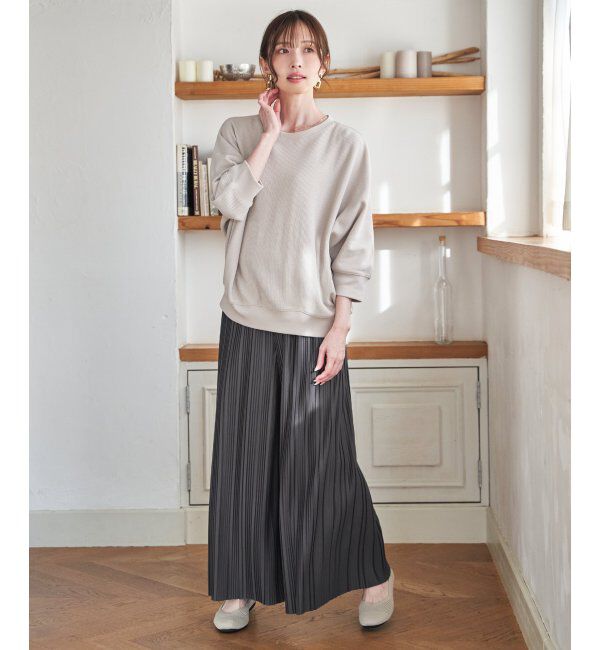 ikka「【雑誌InRed5月号掲載】タックフライスドルマンプルオーバー」|Tシャツ・カットソー|