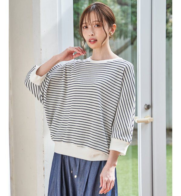 ikka「【雑誌InRed5月号掲載】タックフライスドルマンプルオーバー」|Tシャツ・カットソー|