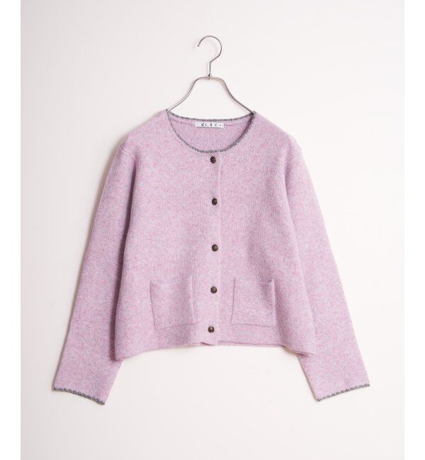 Lbc with Life「配色ポケットショートカーディガン」|カーディガン|