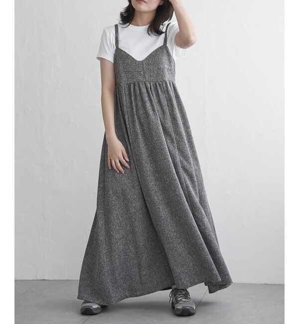 VENCE share style「サマーツィードキャミワンピース」|ワンピース|