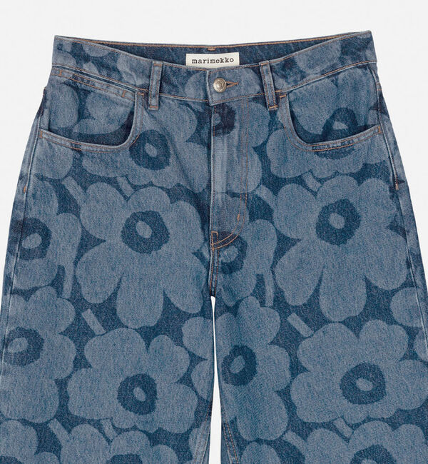 Marimekko「Maridenim Barrel Unikko ジーンズ」|チノ|