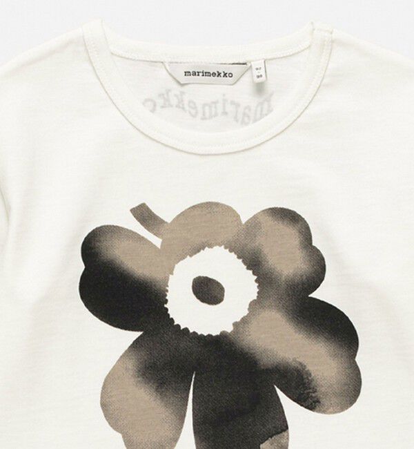 Marimekko「【kids】Paja Akvarelli Unikko Logo Ⅱ カットソー」|その他|