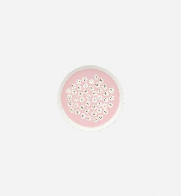 Marimekko「【日本限定】Puketti プレート 13.5cm」|その他|ﾗｲﾄﾋﾟﾝｸ&times;ﾎﾜｲﾄ