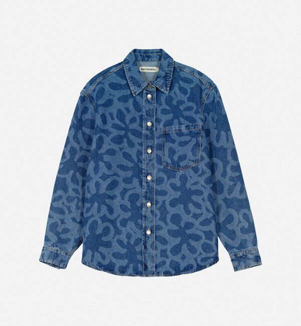 Marimekko「Maridenim Vaihe Kukka シャツ」|シャツ・ブラウス|