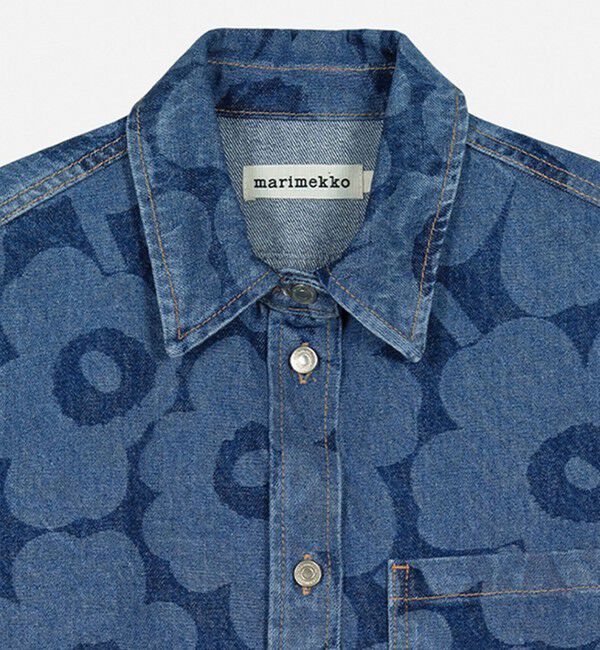 Marimekko「Maridenim Kuvata Unikko シャツ」|シャツ・ブラウス|