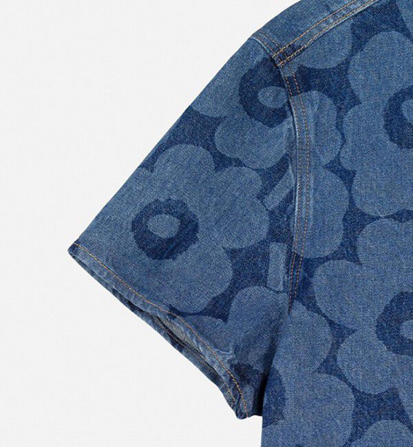 Marimekko「Maridenim Kuvata Unikko シャツ」|シャツ・ブラウス|