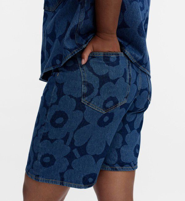 Marimekko「Maridenim Kuvata Unikko シャツ」|シャツ・ブラウス|