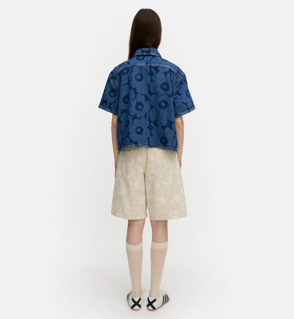 Marimekko「Maridenim Kuvata Unikko シャツ」|シャツ・ブラウス|