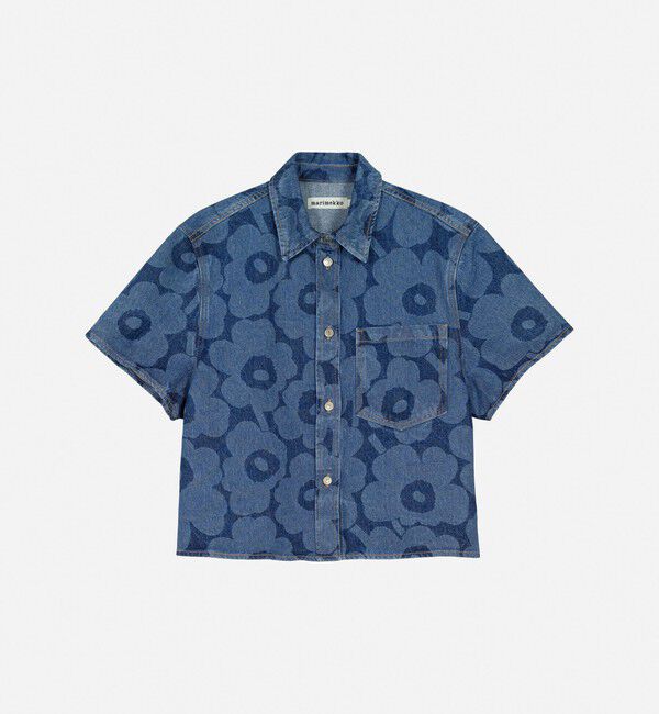Marimekko「Maridenim Kuvata Unikko シャツ」|シャツ・ブラウス|