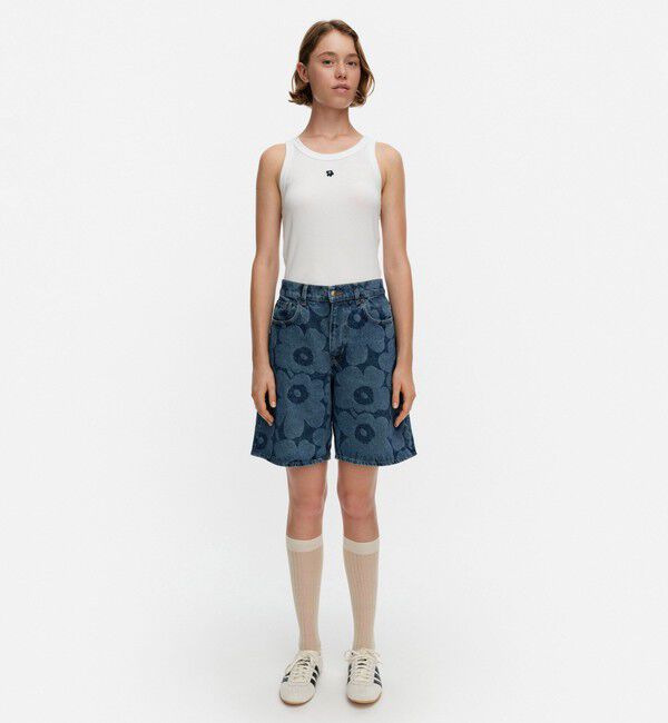 Marimekko「Maridenim Marssi Unikko ショートパンツ」|チノ|