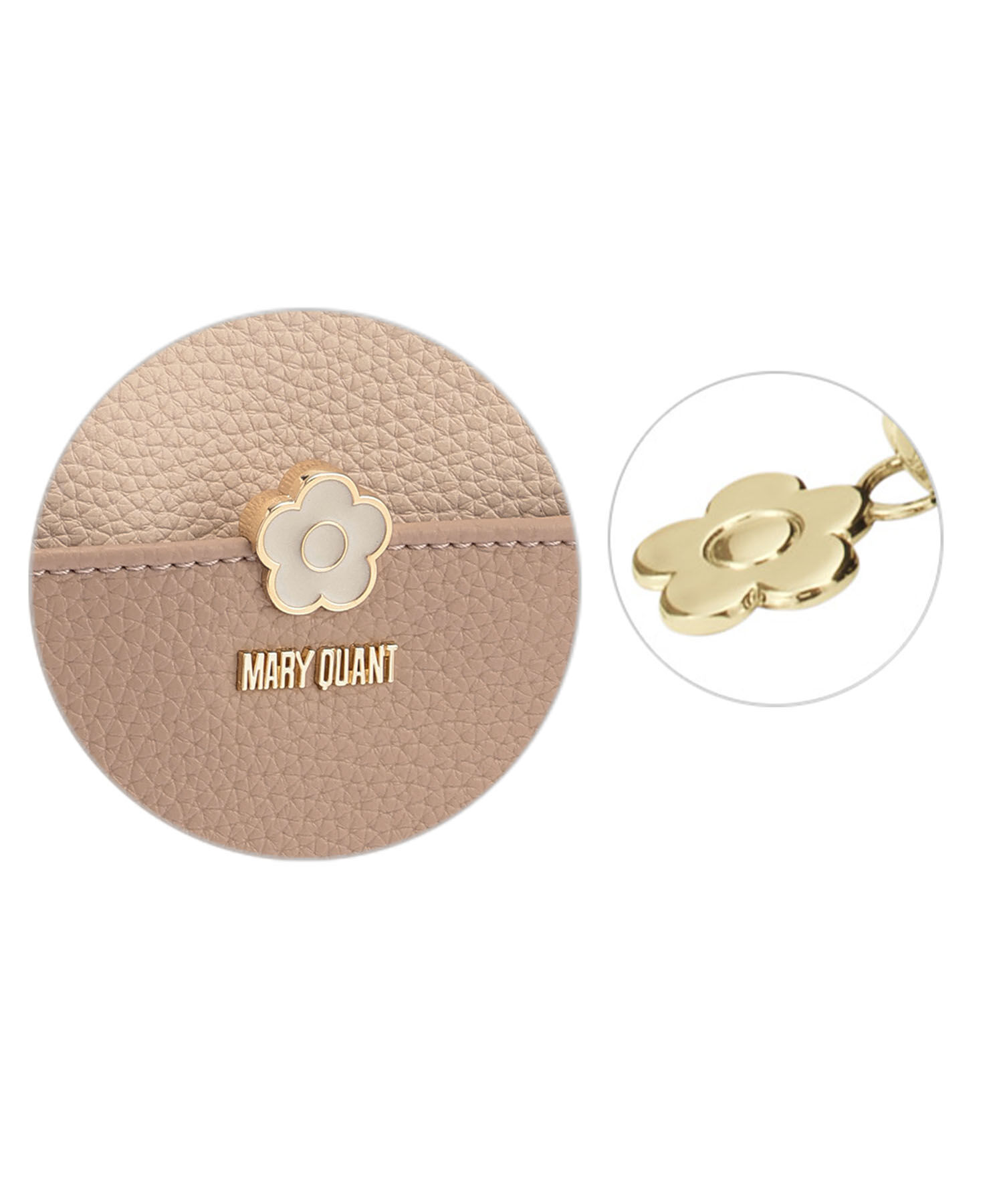 MARY QUANT「バイカラーエポデイジー 舟型ポーチミニ」|ポーチ|